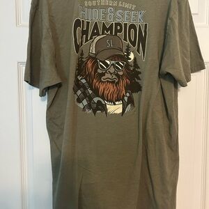 Southern Limit Olive Green Yeti Tee XL